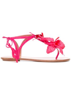 Aquazzura Sandalen mit Blum sneakers (paars)