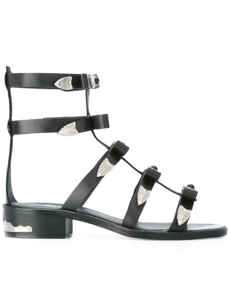 Toga Pulla 'Gladiator' Sandalen im Western-Loo sneakers (zwart)