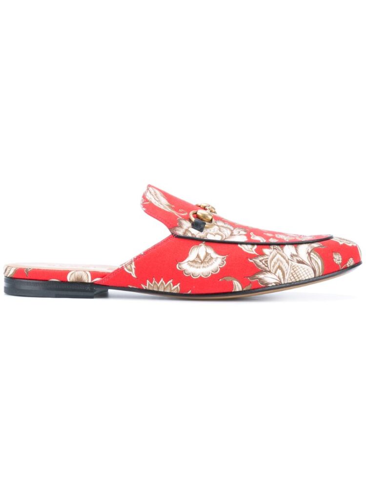 Gucci 'Princetown' Pantoletten mit Print sneakers (rood)