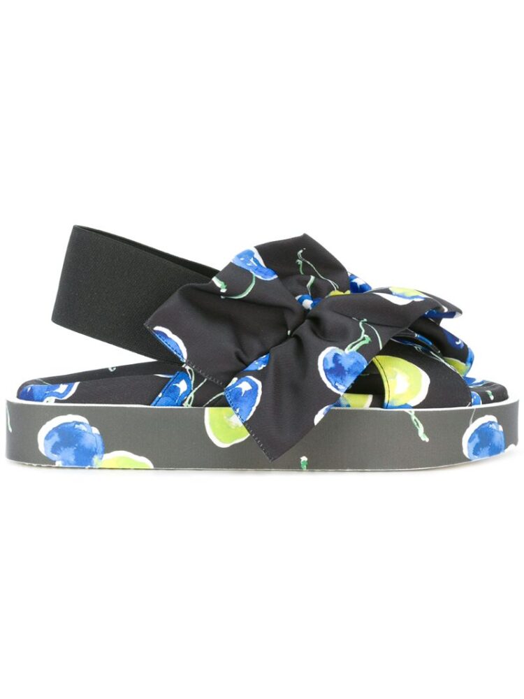 MSGM Sandalen mit Slingback-Riem sneakers (zwart)