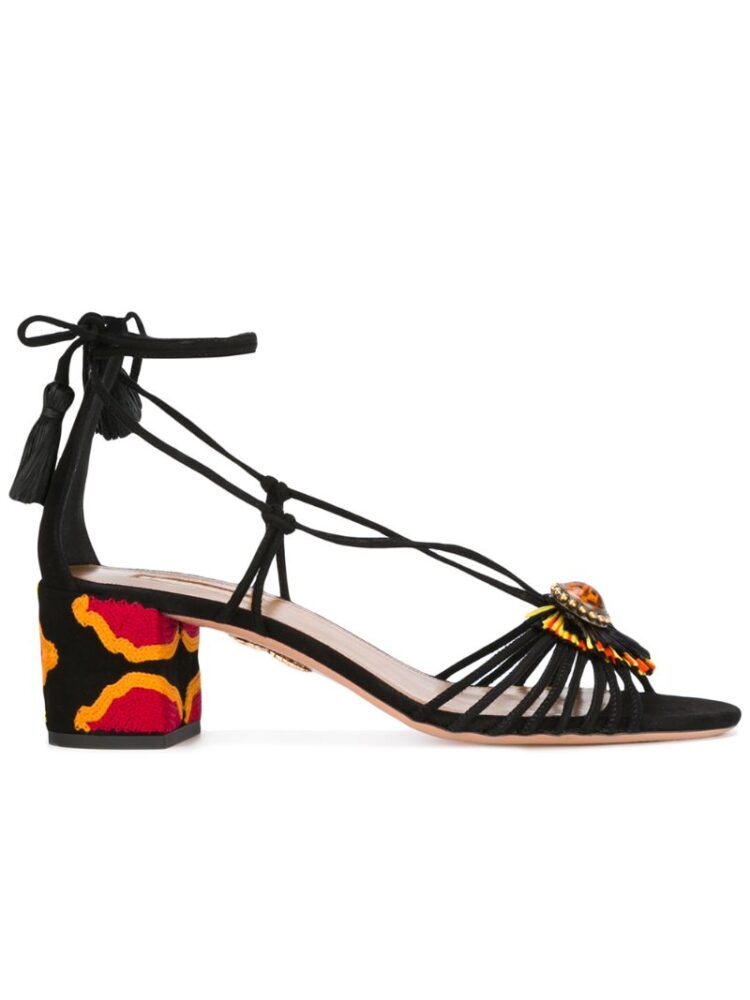 Aquazzura 'Samba' Sandal sneakers (zwart)