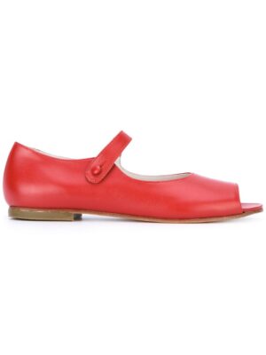 Daniela Gregis Zehenfreie Mary-J sneakers (rood)