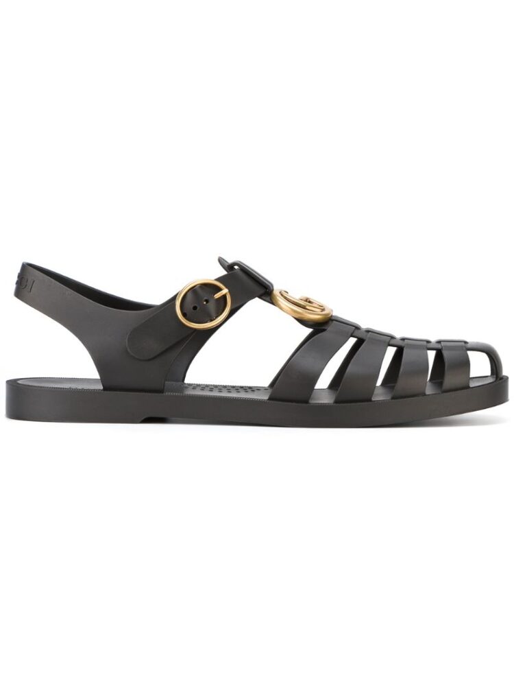 Gucci Sandalen mit Logo-Schnall sneakers (zwart)