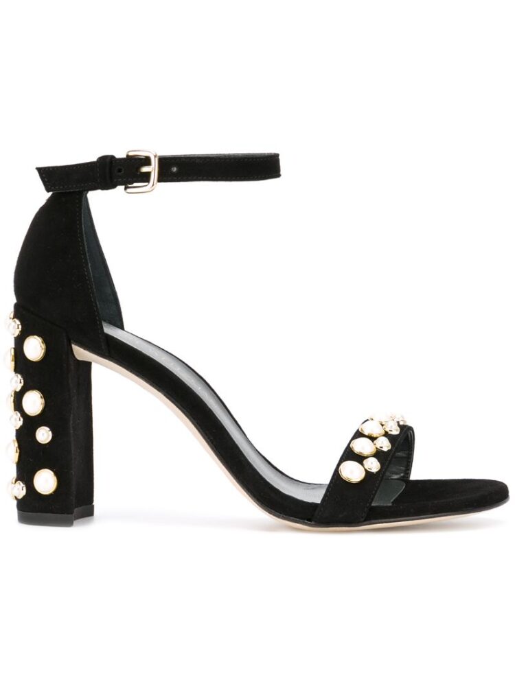 tuart Weitzman 'MorePearls' Sandal sneakers (zwart)