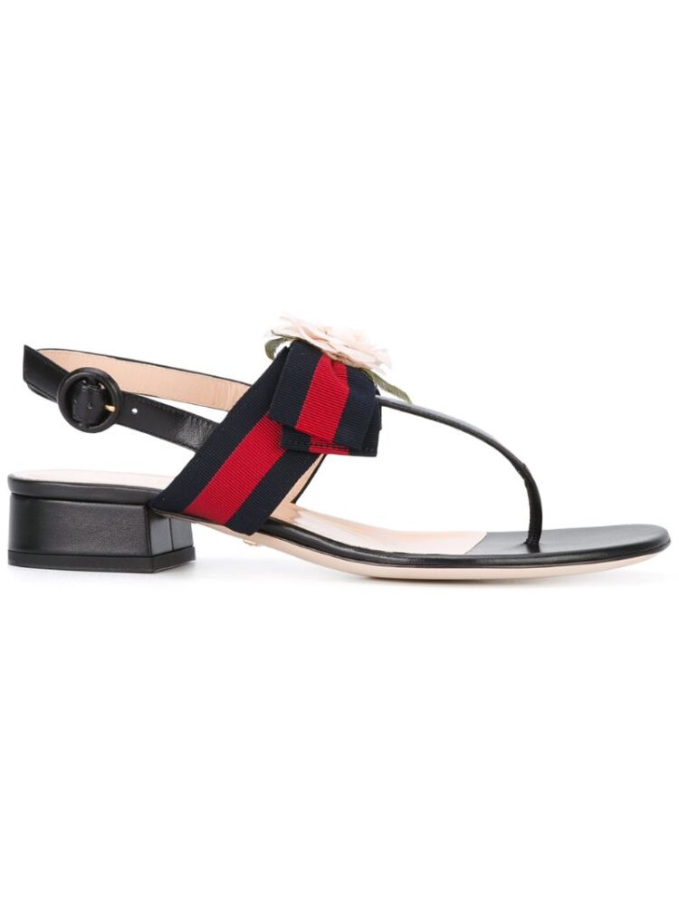 Gucci Sandalen mit Webstreif sneakers (overige kleuren)