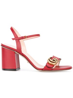 Gucci Sandalen mit GG-Logo sneakers (rood)