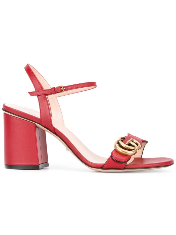 Gucci Sandalen mit GG-Logo sneakers (rood)