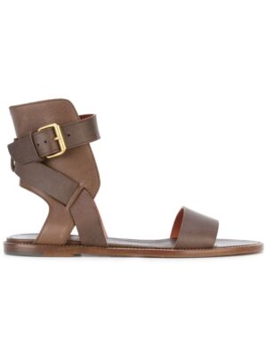 Michel Vivien Flache Römersandal sneakers (bruin)