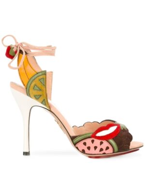 Charlotte Olympia Sandalen mit Frucht-Applikatio sneakers (overige kleuren)