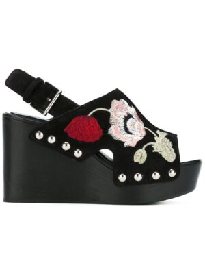 Alexander McQueen Sandalen mit Wedge-Absatz sneakers (zwart)