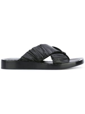 3.1 Phillip Lim 'Nagano' Sandalen mit überkreuzten Riem sneakers (zwart)