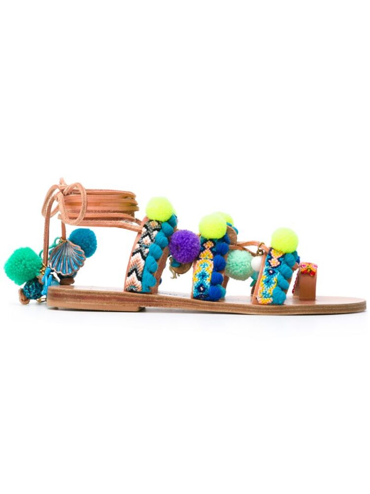 Elina Linardaki 'Mermaid Motel' Sandalen mit Pompo sneakers (overige kleuren)