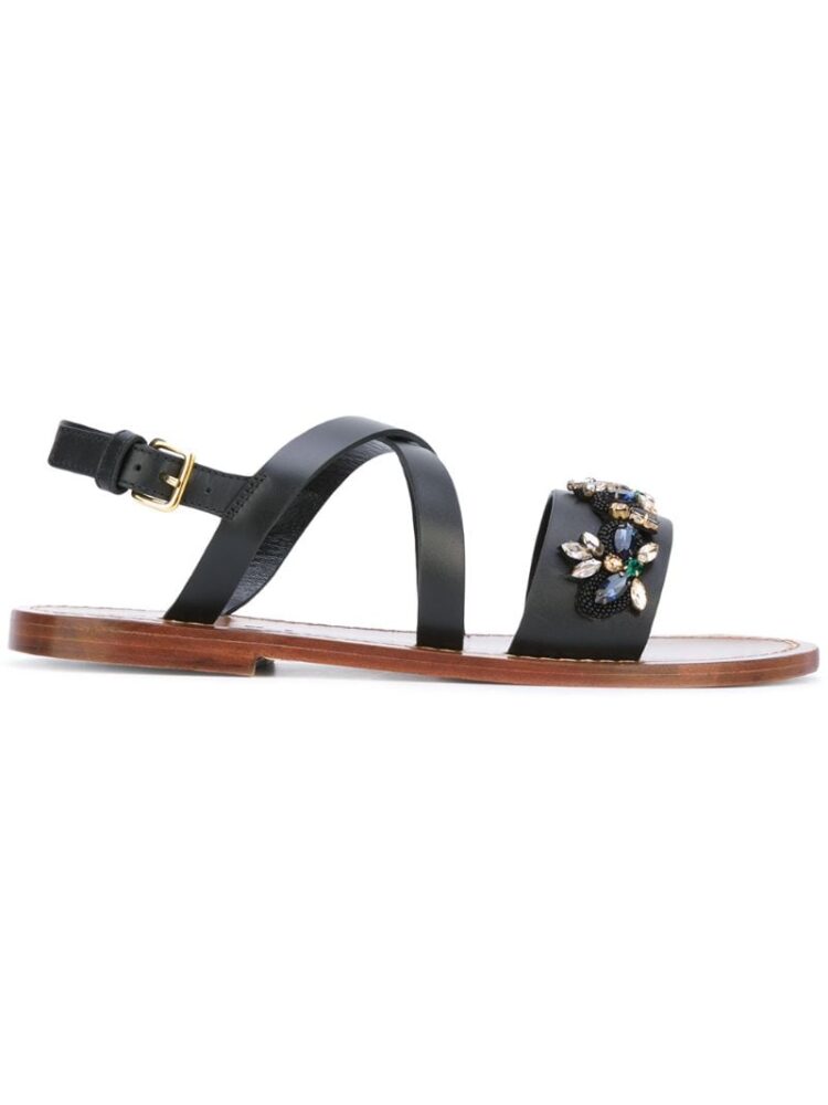 Marni 'India' Sandalen mit Applikatio sneakers (zwart)