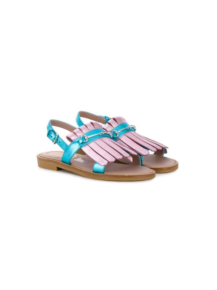 Gucci Kids Sandalen mit Zierlasch sneakers (paars)