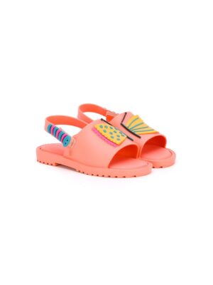 Mini Melissa 'Mia Fabula' Sandal sneakers (geel)