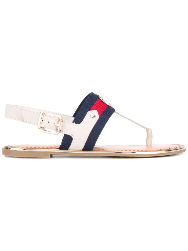 Tommy Hilfiger Zehenfreie Sandalen mit Logo-Applikatio sneakers (overige kleuren)