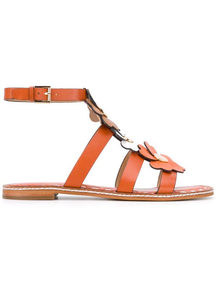 Michael Michael Kors Sandalen mit Blumenapplikatio sneakers (geel)