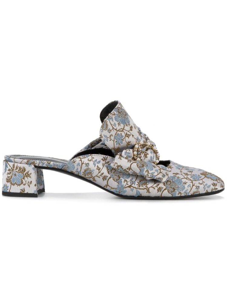 Erdem Florale 'Addison' Jacquard-Slipp sneakers (grijs)