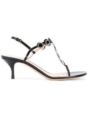 Giorgio Armani Sandalen mit Kitten-Heel-Absatz sneakers (zwart)