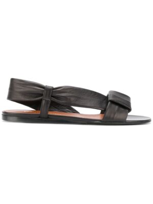 Michel Vivien 'Gela' Ledersandal sneakers (zwart)