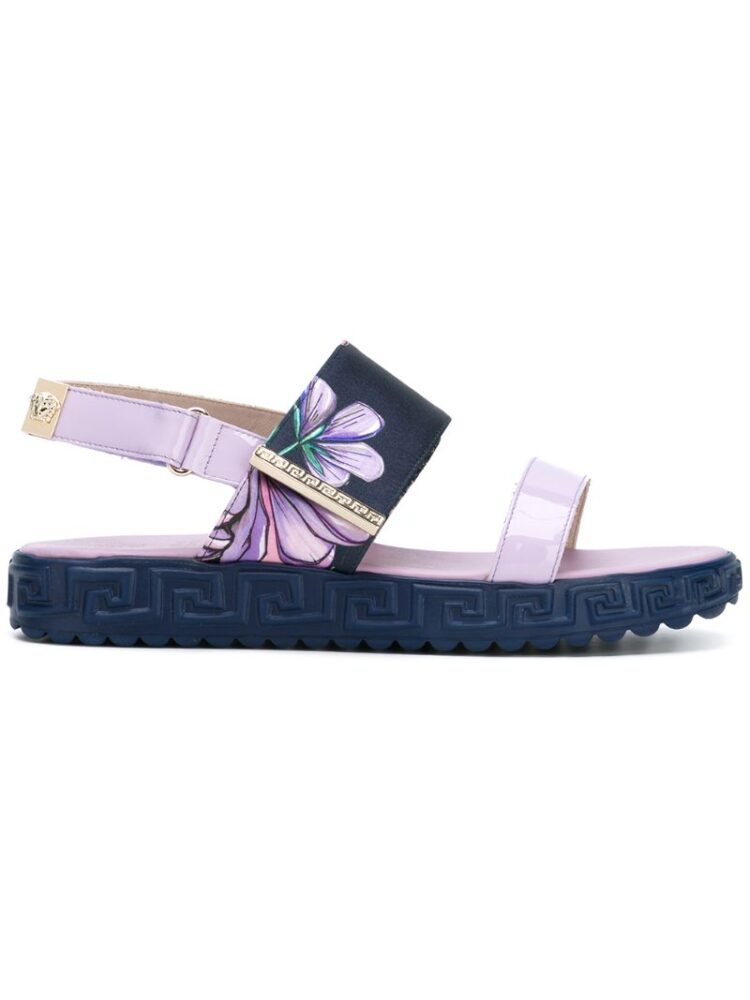 Young Versace Sandalen mit "Medusa"-Schild sneakers (paars)