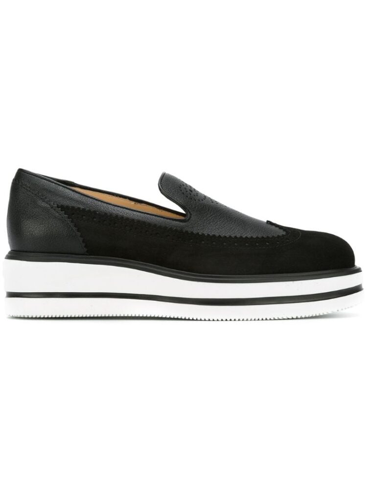 Hogan Flatform-Slipper mit Budapestermust sneakers (zwart)