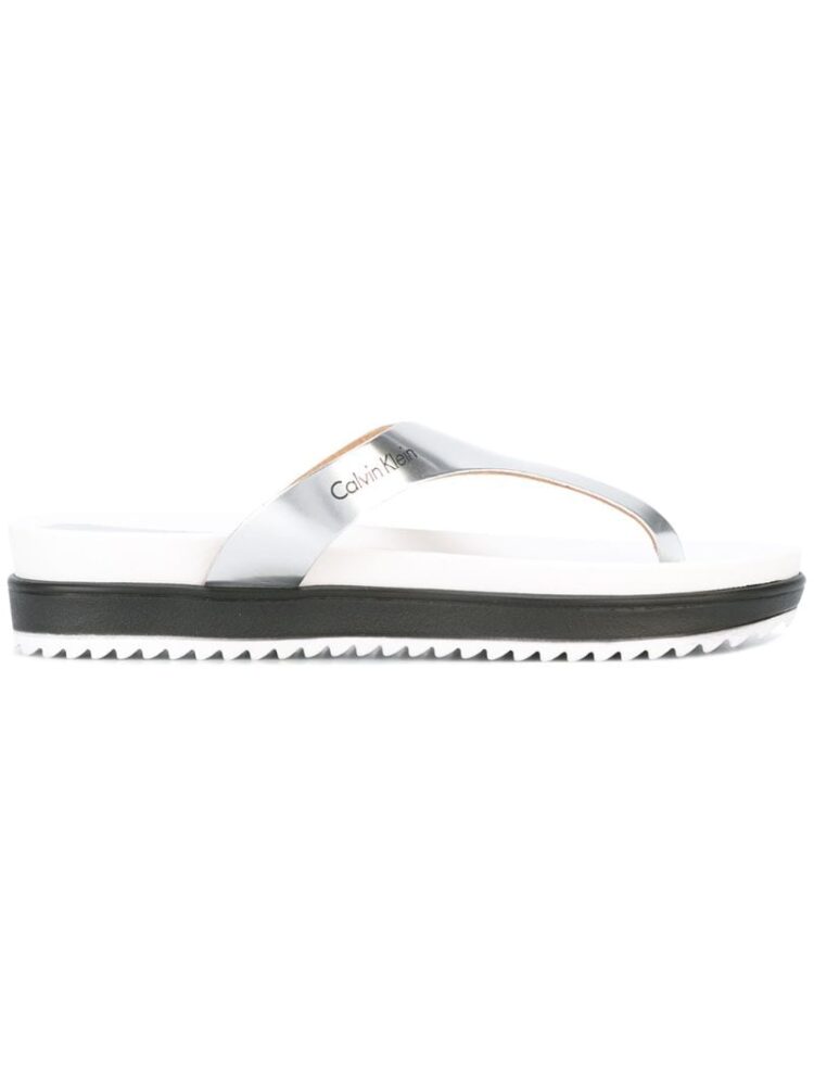 Calvin Klein Flip-Flops im Metallic-Loo sneakers (overige kleuren)