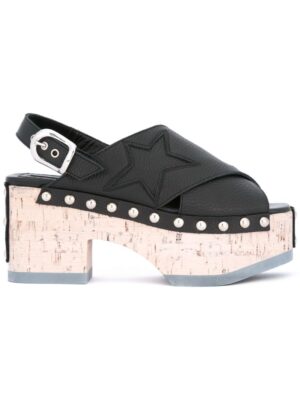 McQ Alexander McQueen Sandalen mit Plateausohl sneakers (zwart)