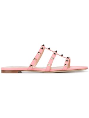 Valentino 'Flat Rockstud' Sandal sneakers (paars)