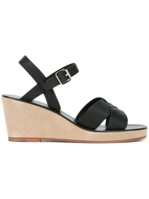 A.P.C. Sandalen mit Wedge-Absatz sneakers (zwart)