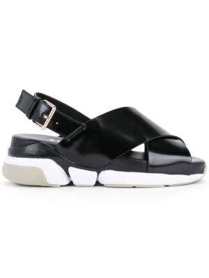 Clane Slingback-Sandalen mit dicker Sohl sneakers (zwart)