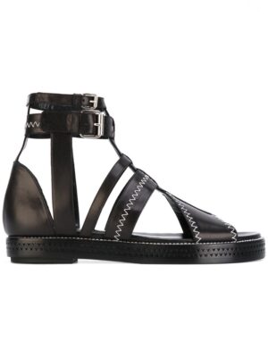 Ellery Römersandalen mit Kontrastnäht sneakers (zwart)