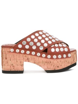 McQ Alexander McQueen 'Paloma' Clogs mit Niet sneakers (bruin)