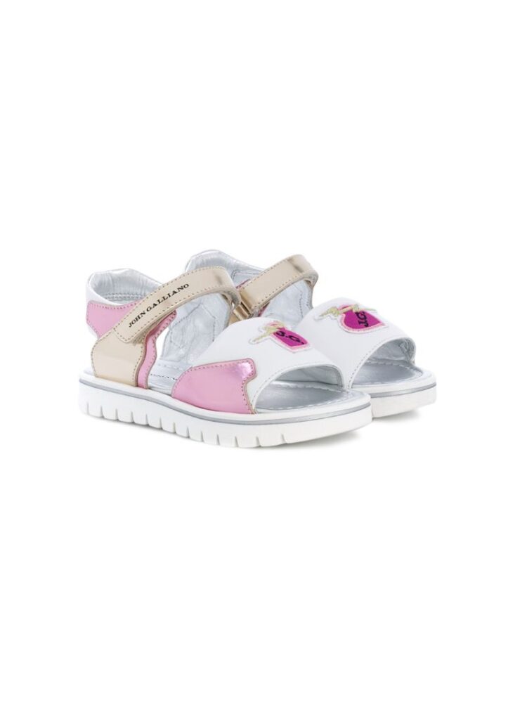 John Galliano Kids Sandalen mit Logo-Herz sneakers (overige kleuren)