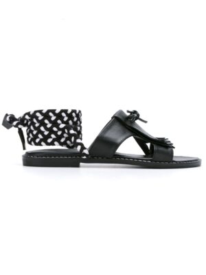 Manolita tie-up sandal sneakers (zwart)