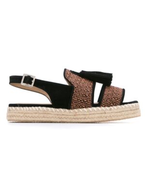 Manolita platform sandal sneakers (zwart)