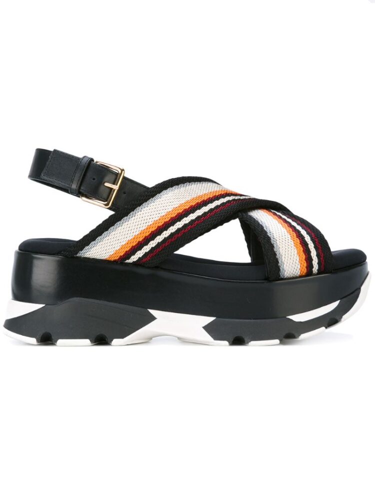 Marni 'Sams' Sandal sneakers (zwart)