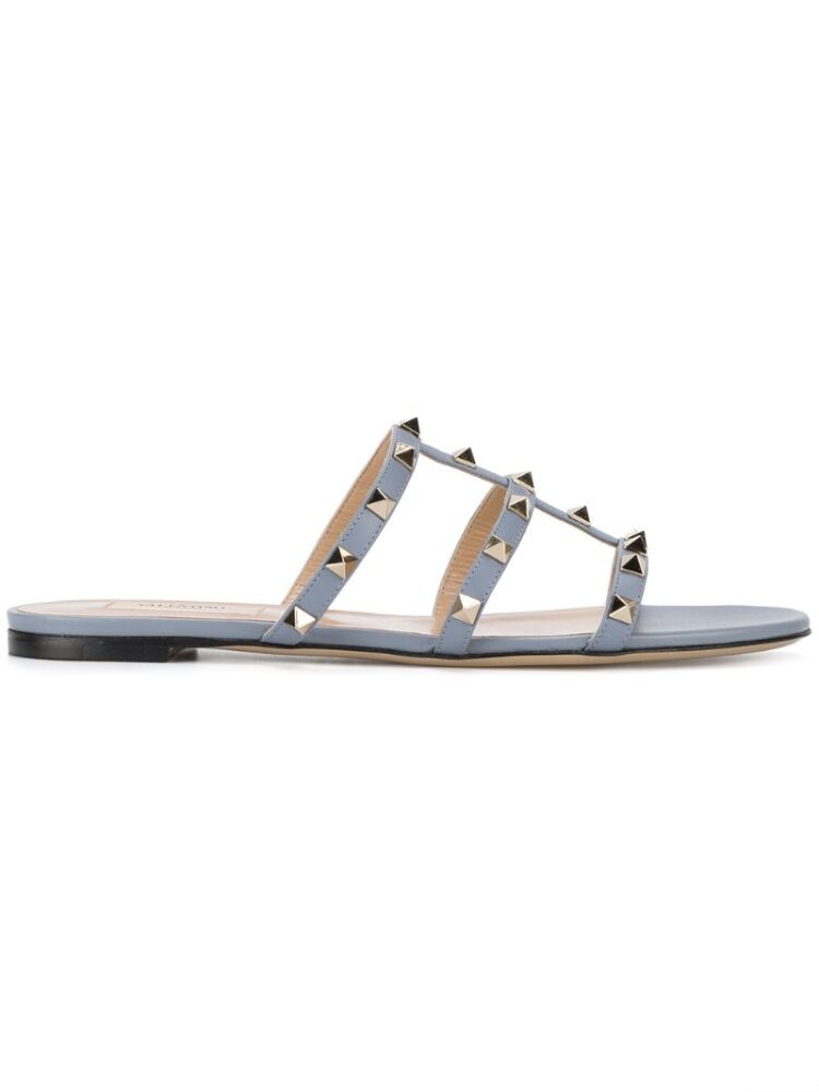 Valentino Valentino Garavani 'Rockstud' Sandal sneakers (grijs)