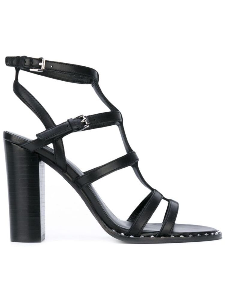 Ash strappy sandal sneakers (zwart)