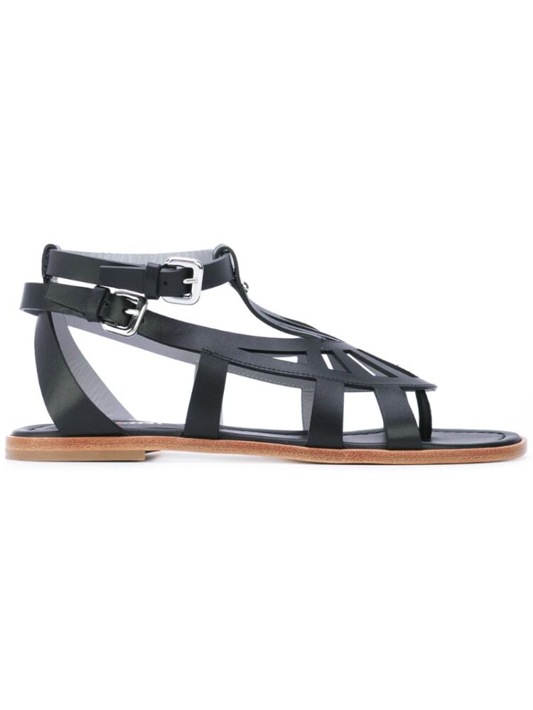 Pollini Sandalen mit Riem sneakers (zwart)