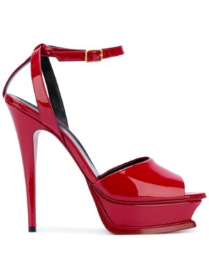 int Laurent 'Tribute 105' Peeptoe-Sandal sneakers (rood)