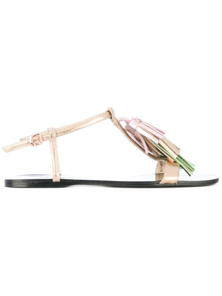 Anna Baiguera Sandalen mit Quast sneakers (zwart)