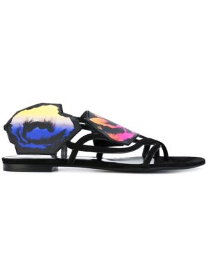 Pierre Hardy 'Poppy' Sandal sneakers (zwart)