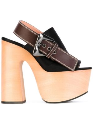 Rochas Sandalen mit Slingback-Knöchelriem sneakers (zwart)