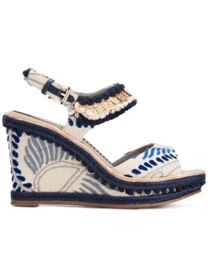 toni Bestickte Wedge-Sandal sneakers (overige kleuren)