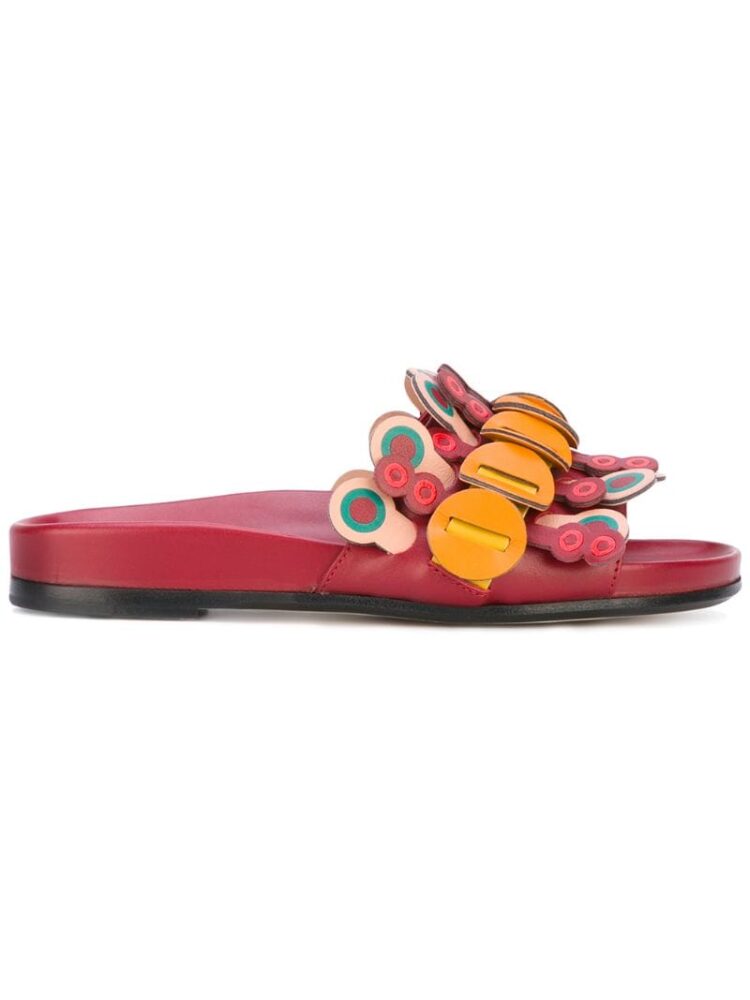 Anya Hindmarch 'Flip' Pantolett sneakers (rood)