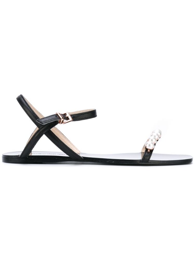 Anna Baiguera Sandalen mit Perl sneakers (zwart)