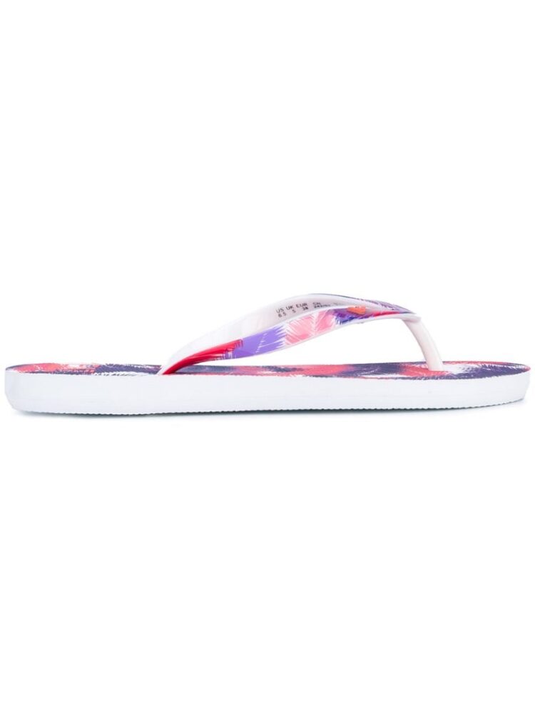 Ea7 Emporio Armani Flip-Flops mit Palmen-Print sneakers (paars)