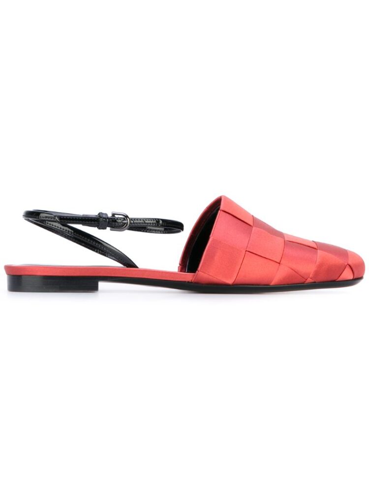 Marco De Vincenzo Sandalen mit Slingback-Riem sneakers (rood)