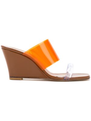 Maryam Nassir Zadeh Zehenfreie Wedge-Pantolett sneakers (geel)